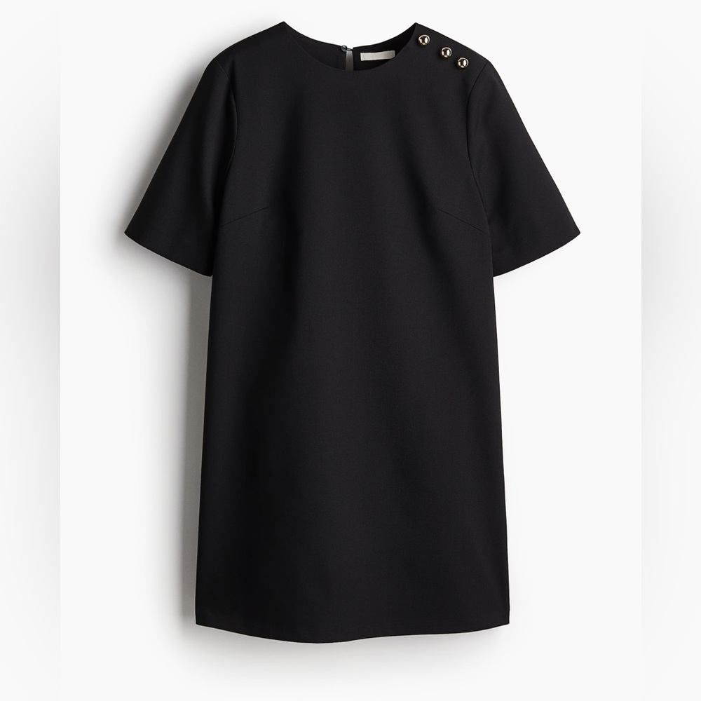 NWT H&M Black A-Line Dress